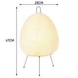 Japanese Rice Paper Lamp Akari Wabi-sabi Yong Table Lamp Noguchi Design Bedside Lamp 3 Colour Dimmable Eye-Protection Desk Light