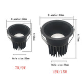 Dimmable LED Downlight  7W 9W 12W 15W Aluminum Recessed LED Spot Lighting 220V 110V Bedroom Kitchen Indoor down light