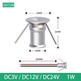DC12V, 1W, Silver, Mini Spotlight, Star Lamp, Downlight, DIY Small LED,120 Angle