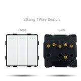  Wall Light Switches Glass Panel Parts White USB Sockets Function Parts  DIY EU CAT5 TV Sockets Power Outlet Parts