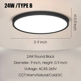 Ultra Thin Led Ceiling Lamps 30W 20W 15W 10W Modern Panel Ceiling Lights For Living Room Bedroom Kitchen Indoor Lighting fixture