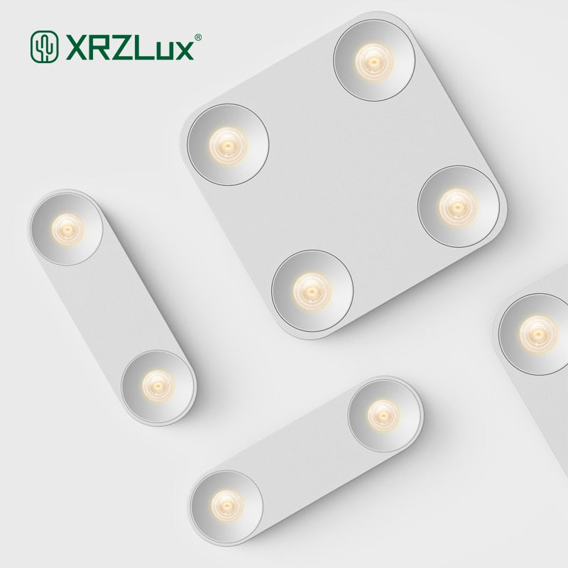 Surface Mounted Square LED Downlight Ultra-thin LED Ceiling Lamp COB 12W 25W Ceiling Spotlight For Indoor Decor Lighting