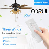 CoRui Smart Universal Ceiling Fan Lamp Remote Controller Kit Remote Adjust Speed Light Remote Control Switch Smart Accessories