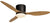 Modern Led Ceiling Fan Without Lights DC Motor 6 Speeds Timing Fans 20CM Low Floor Loft Remote Control Decorative Fan With Light