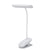 360° Flexible Table Lamp with Clip Stepless Dimming Led Desk Lamp Rechargeable Bedside Night Light for Study Reading Office Work