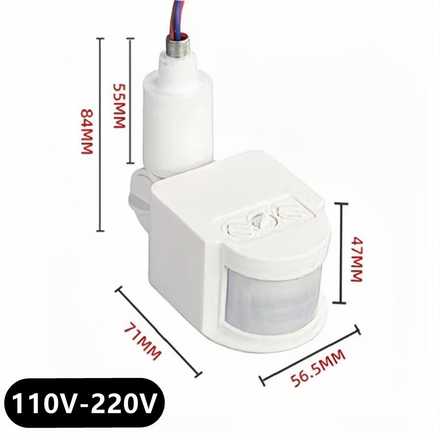 12V Motion Sensor 220V/110V PIR Movement Detector Automatic Infrared Wall Mount Timer Outdoor 24V LED Motion Sensor Light Switch