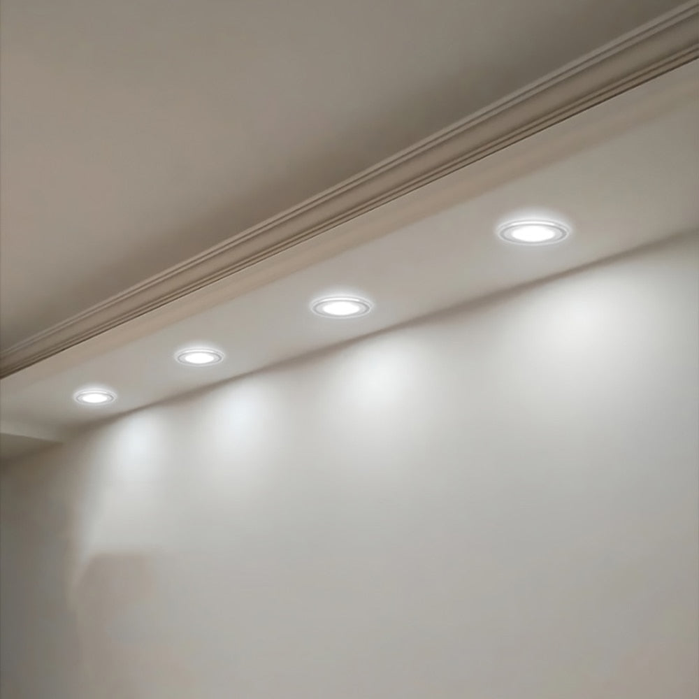 Round Panel LED Downlight Recessed Indoor Ceiling Lamp 5W AC220V LED Spot Lamp For Living Room Foyer Bar Counter Office