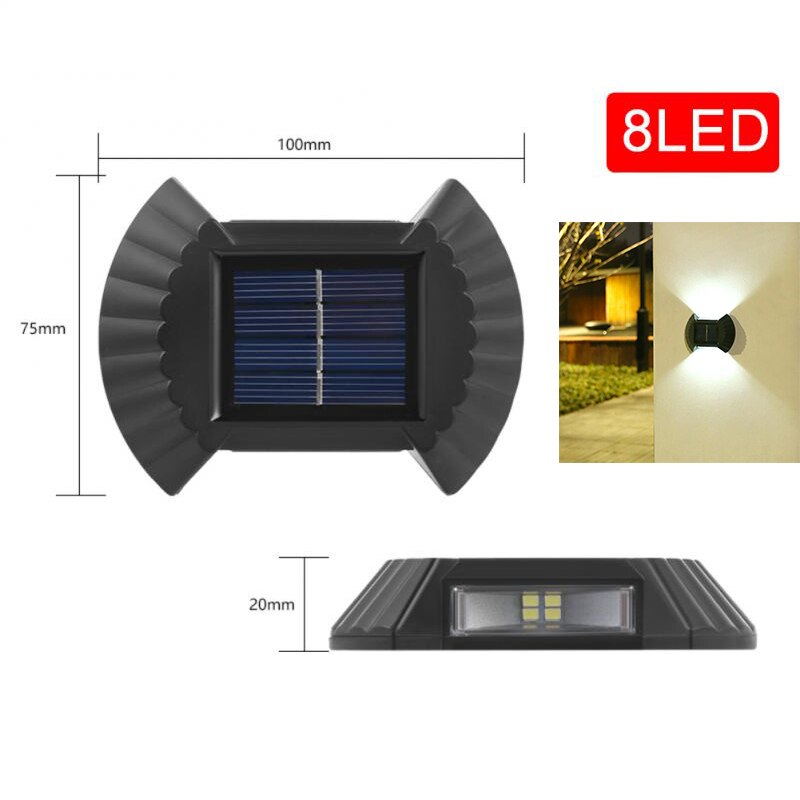 Solar Light Waterproof Solar Led Light Outdoor Sunlight Lamp for Garden Street Landscape Balcony Decor Solar Wall Lamp Outdoor