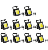 Multifunctional Mini Glare COB Keychain Light USB Charging Emergency Lamps Strong Magnetic Repair Work Outdoor Camping Light