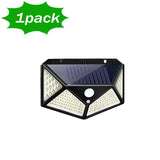 Solar powered, motion sensors lights, 100 LED beads, 1000 LUMENS