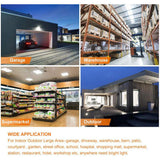 E27 LED Garage Light 38W 85-265V Home Ceiling Lamps Deformable Fan Blade Light Energy Saving Garage Lamp Industrial Lighting