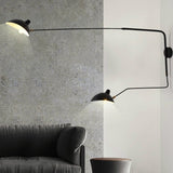 Nordic DaWn Spider Serge Mouille LED Wall Light Rotary Long Pole Wall Lamps for Living Room Bedroom Decor Sconce Light Fixtures