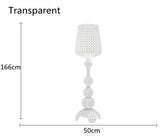 Kartell Kabuki Hollow Floor Lamp Modern Luxury LED Standing Light for Living Room Bedroom Home Decor Acrylic Corner Lighting