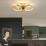 Modern Led Lamp Ceiling Fan Light Chandelier Remote Control Ceiling Fans with Light Nordic Bedroom Dining Room Indoor Lighting