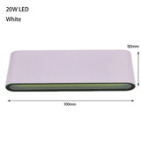 6W 12W 24W LED Outdoor Waterproof Wall Lamp Indoor Bedroom Living Room Balcony Wall Light Home Lighting Aluminum Wall Sconce