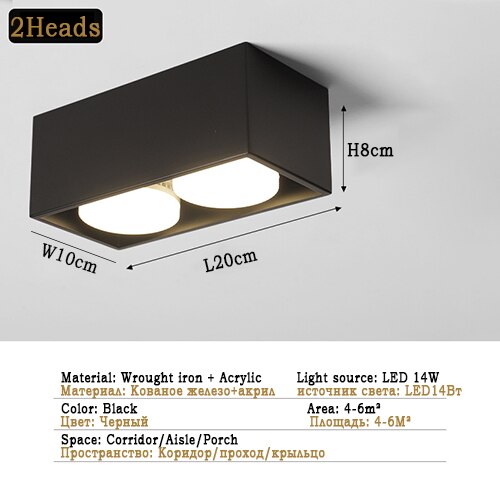 Modern Small LED Ceiling Light Aisle Ceiling Lamp Indoor Lighting Fixtures Bedroom Living Room Hallway Balcony Aisle Office Lamp