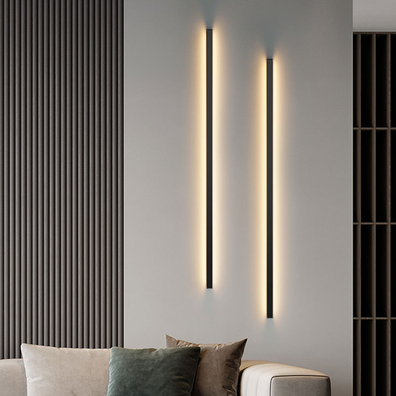Best selling long wall lamp bedside lamp bedroom light strip simple personality master bedroom line TV sofa background decorativ