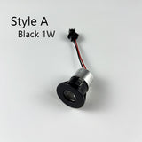 Small Spot Light 1W 3W Mini LED Spotlight AC85-265V 18mm Cutout Recessed Downlight Ceiling Lamp Showcase Display Lighting DC12V