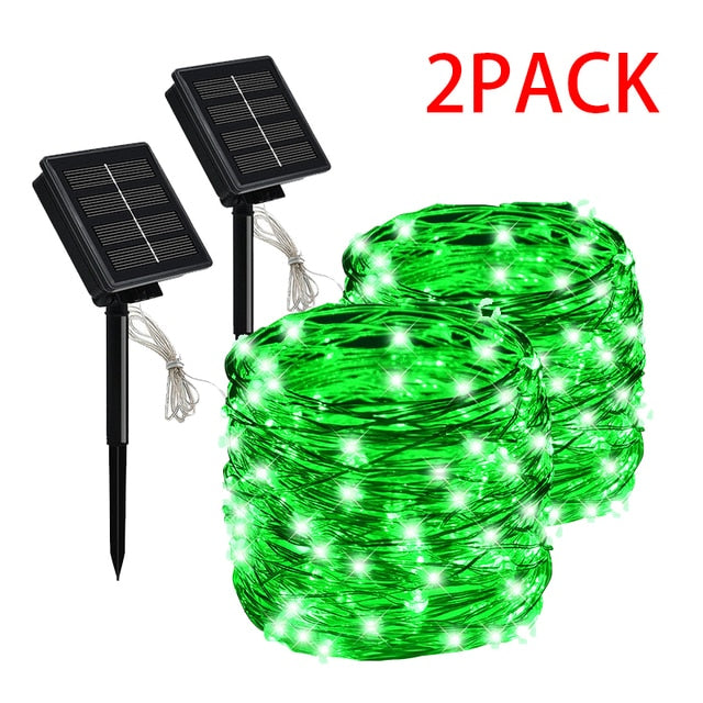 Solar String Fairy Lights 5m 50LED / 30M 300 LED Waterproof Outdoor Garland Solar Power Lamp Christmas For Garden Decoration