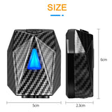 Novelty LED Car Light Dynamic Cartoon Projector Lamp Rechargeable Car Door Atmosphere Warning Light Pikachu Anime Decor Lamp