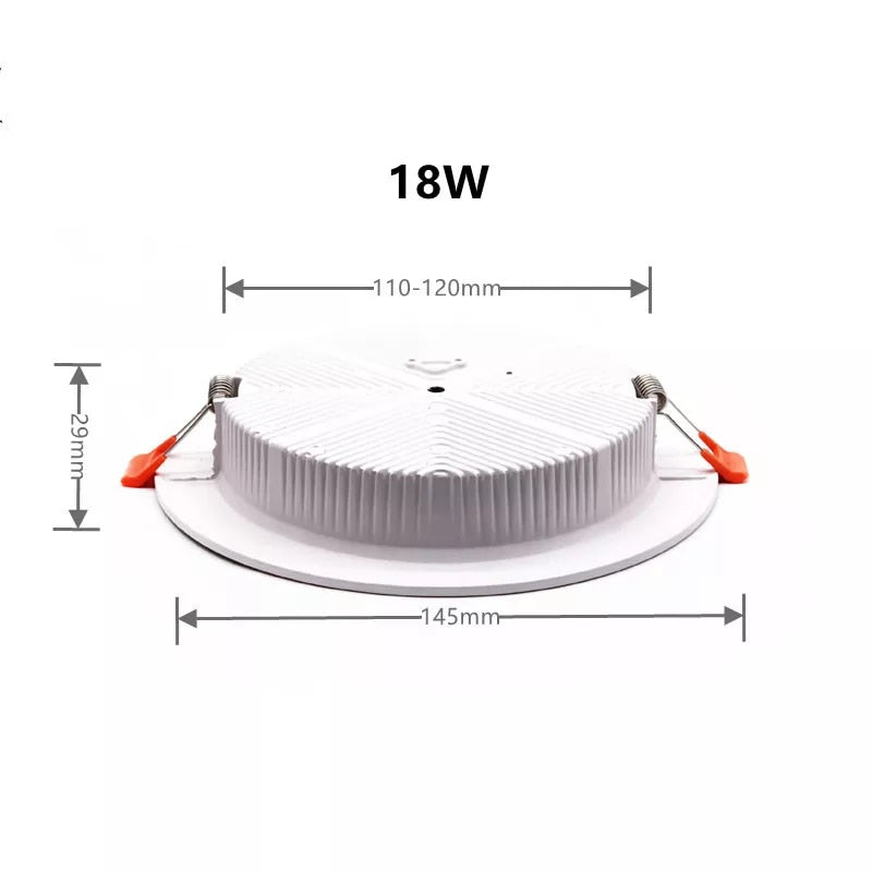 5W-36W Ceiling Light Recessed LED Spotlight Down Light AC 90-260V for Living Room and Shopping Mall Lighting