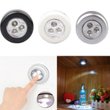 Mini LED Touch Control Night Light Wardrobe Bedroom Stairs Kitchen Wireless LED Cabinet Light Battery Powered Closet Wall Light
