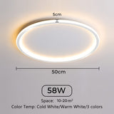 Ultra Thin Led Ceiling Lamps 30W 20W 15W 10W Modern Panel Ceiling Lights For Living Room Bedroom Kitchen Indoor Lighting fixture