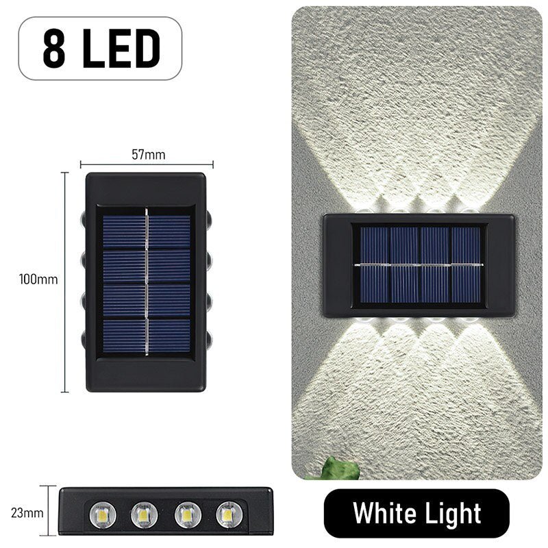 Solar Light Waterproof Solar Led Light Outdoor Sunlight Lamp for Garden Street Landscape Balcony Decor Solar Wall Lamp Outdoor
