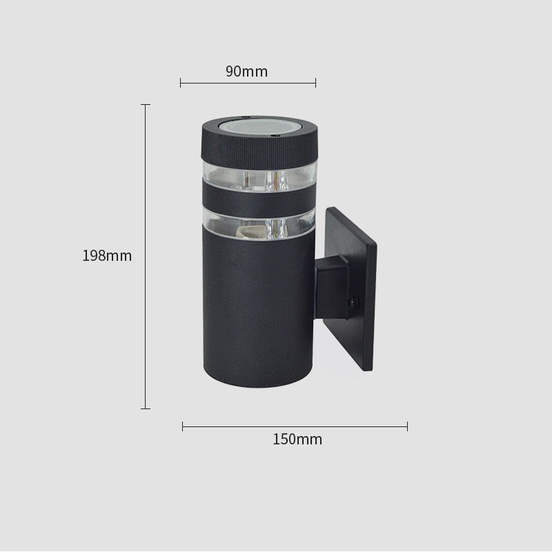 E27 Lights Lighting Outdoor Wall Light Waterproof Up Down Aluminum Garden Light Wall Lamp Corridor Lighting EU US