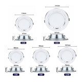 LED Downlight 5W 9W 12W 15W 18W Recessed Round LED Ceiling Lamp AC 220V 230V 240V Indoor Lighting Warm White Cold White