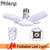 E27 LED Bulb Fan Blade Timing Lamp AC85-265V 28W Foldable Led Light Bulb Lampada For Home Ceiling Light Small Garage Light