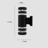 E27 Lights Lighting Outdoor Wall Light Waterproof Up Down Aluminum Garden Light Wall Lamp Corridor Lighting EU US