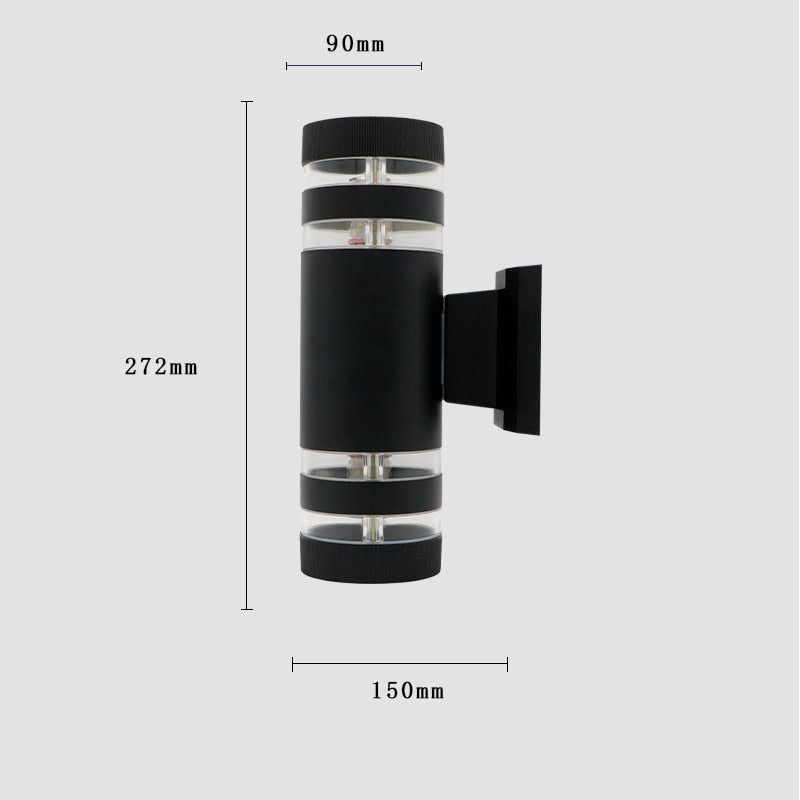 E27 Lights Lighting Outdoor Wall Light Waterproof Up Down Aluminum Garden Light Wall Lamp Corridor Lighting EU US