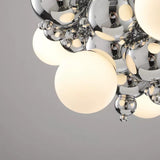 Modern Magic Bean Molecular Chandelier Lamp Novelty Luxury Dining Room Pendant Light Personality Art Glass Ball Hanging Lights