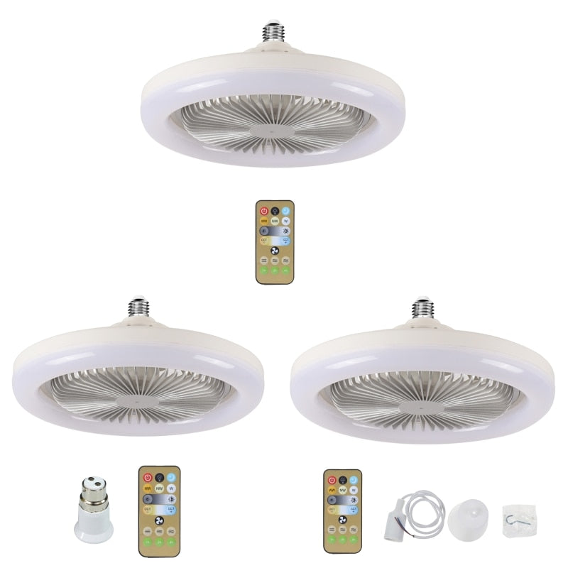 for Smart Ceiling Fan with Remote Control B22 to E27 Converter Base/1m E27 Cable