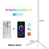 RGB LED Floor Lamp Living room Corner Lamp Smart APP Remote Control Modern Atmospheric Standing Stand Light Christmas Decor