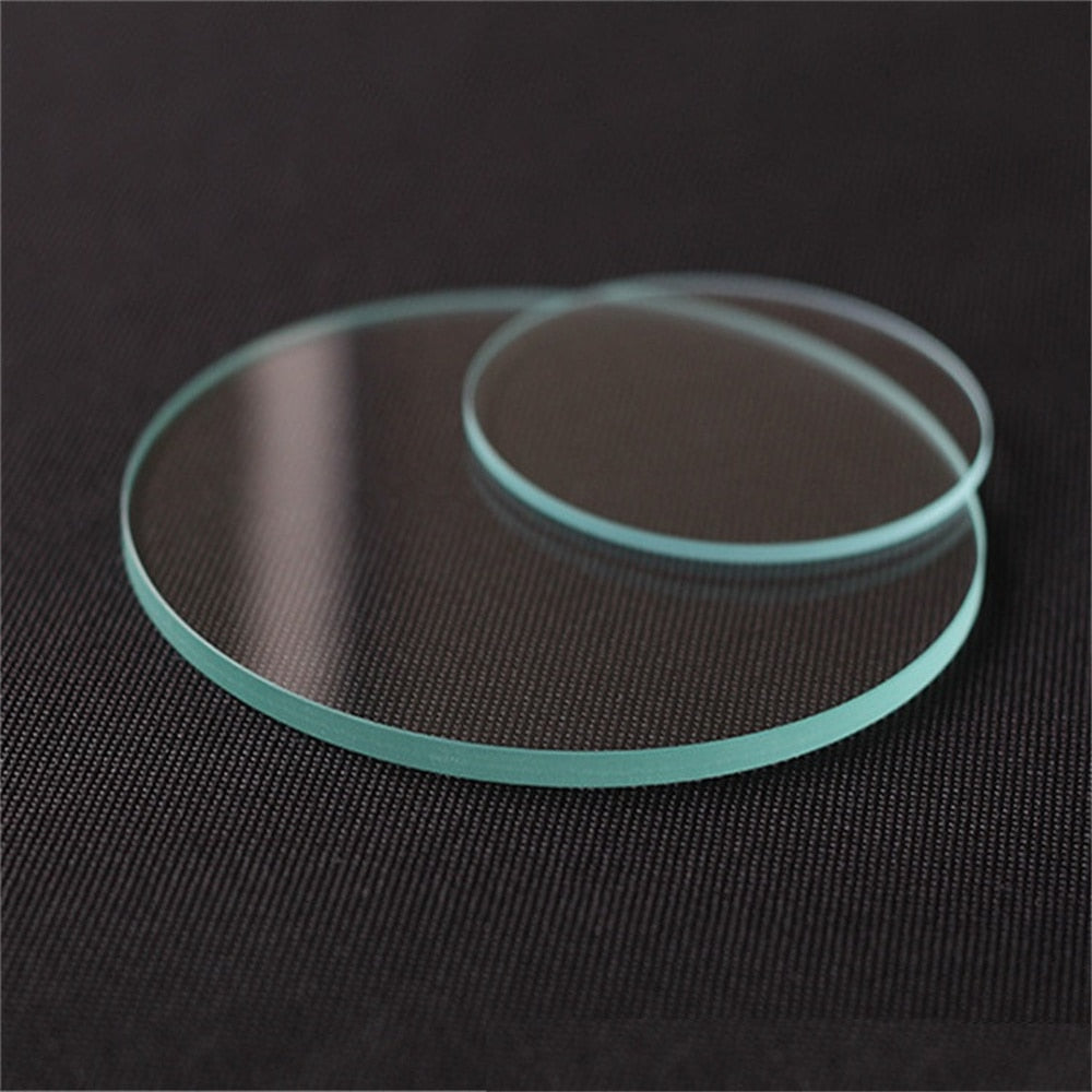 Diameter 97mm 90mm 79mm 74mm 70mm 67mm Glass Lens Round Flat Lens for LED Torch Downlight Flashlight Headlamp