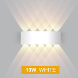 IP65 LED Wall Lamp Outdoor Waterproof Garden Lighting  Aluminum AC86-265 Indoor Bedroom Living Room Stairs Hallway Wall Light