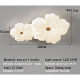Modern Flower Shape Led Ceiling Lights For Living Room Bedroom Kitchen Island LED Ceiling Lamps Indoor Decoration Lighting Lamp