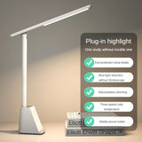15W Wireless Quick-Charging Desk Light  Eye-Protecting LED Folding Plug-in Intelligent Desk Lamp For Work And Study Table Lamps
