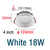 Recessed LED Downlight Anti-glare Black/White Dimmable LED Ceiling Light Bedroom Kitchen Tri-color Light LED Spotlight