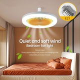 30W LED Fan Light E27 Bulb Universal AC85V-265V Ceiling Lamp 2 in 1 Creative Lighting Fan Lamp For Bedroom Study Night Market