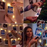LED String Lights Photo Clip USB Battery Operated Garland Fairy Lamp Christmas Decoration Holiday Party Wedding Xmas Lighting