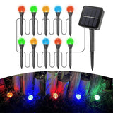 Solar Lights Outdoor Waterproof Lawn Lights 8 Modes Garden Decorative Landscape Lights Garland Patio Decorative Street Lights