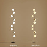 Nordic Modern Magic Beans Glass Ball Floor Lamp Living Room Bedroom Bedside Sofa Standing Lamp 9 Ball Indoor Lighting