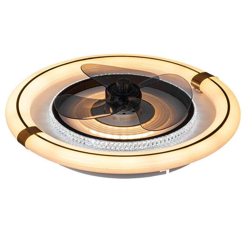 Mini Ceiling Fan Lamp Light LED  Home Office Kitchen Bedroom Dining Room Small Ceiling Fan Remote