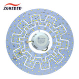 Led Module 220v Led Ceiling Light Replacement Panel Led Light 18W 24W 30W 36W 40W 50W Round Module For Ceiling Lamp Ceiling Fan