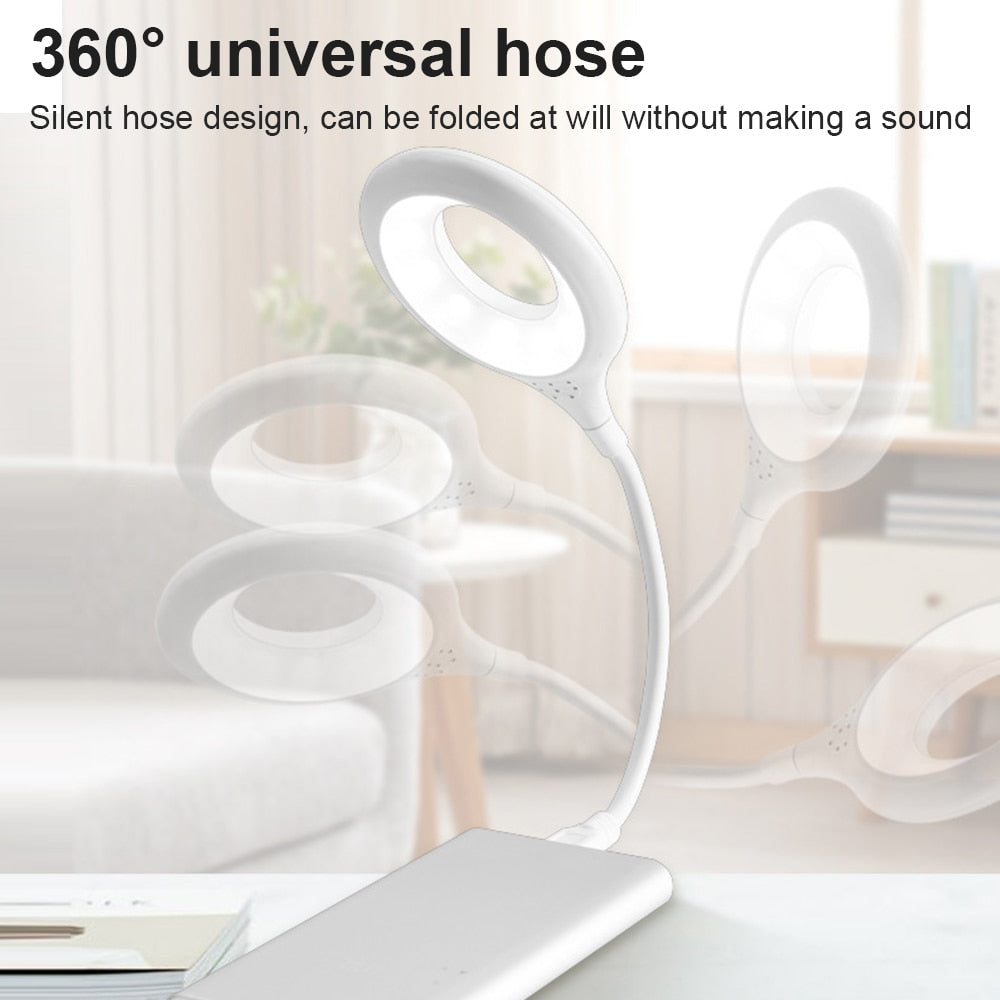 LED Table Lamp Portable Night Light Lamp Freely Foldable Desk Lamp USB Reading Talbe Lamp Eye Protection Saving Energy Desk Lamp