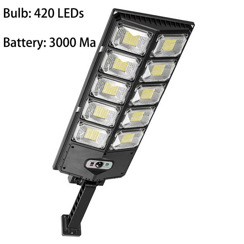 Outdoor Solar Lights Waterproof LED Lamp Lights Wall Street Lamp With Motion Sensor 10000 Lumens Sunlight for Garden Yard