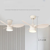 32 Inch Surface Mounted Mini Ceilings Fan with LED Lights and Remote Soft Wind for Children Room Powerful DC Motor AC 100-240V